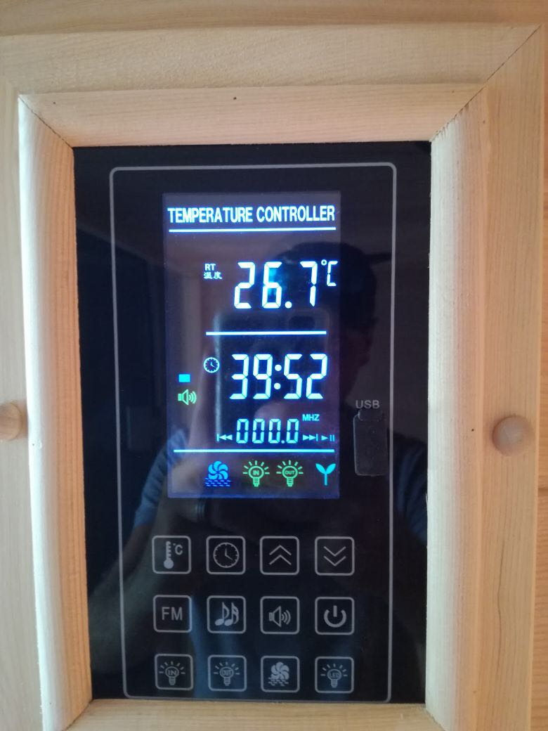 Sauna Control panel